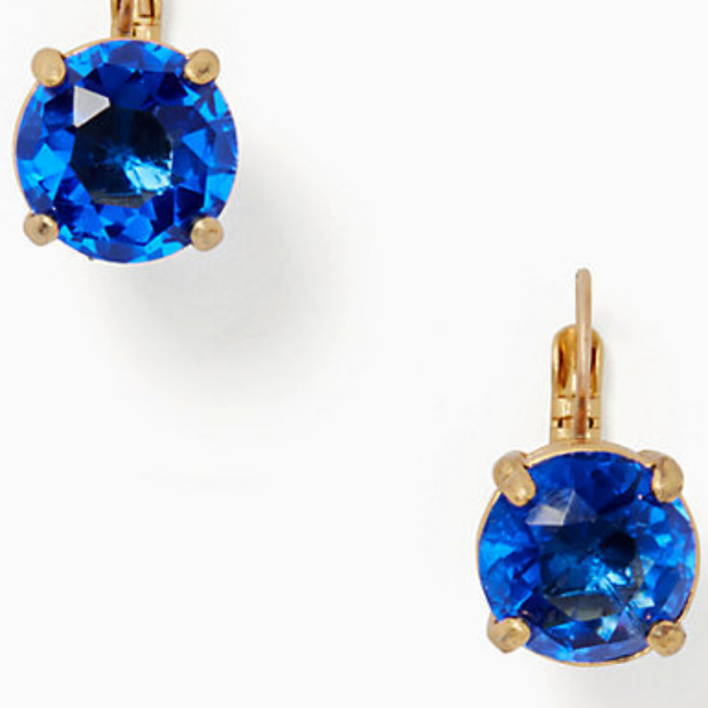 NEW Kate Spade Blue Stone Earrings - Picture 1 of 6